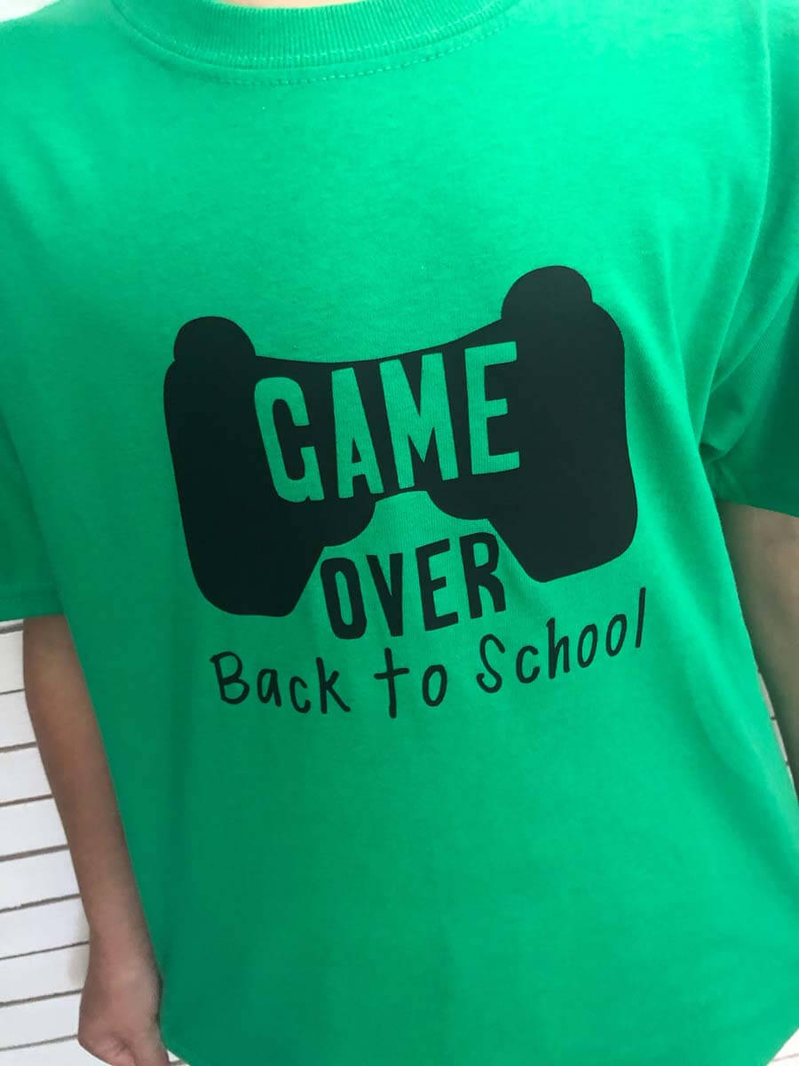 to back shirt