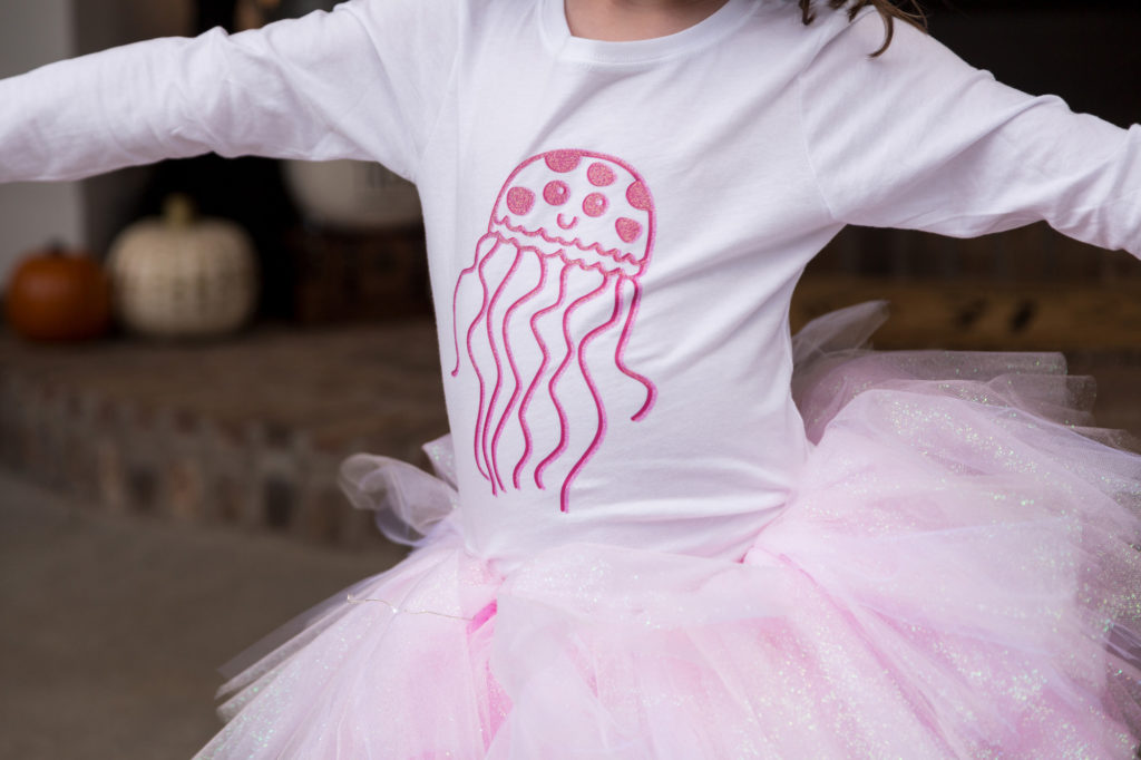 jellyfish shirt with tutu kid costumes