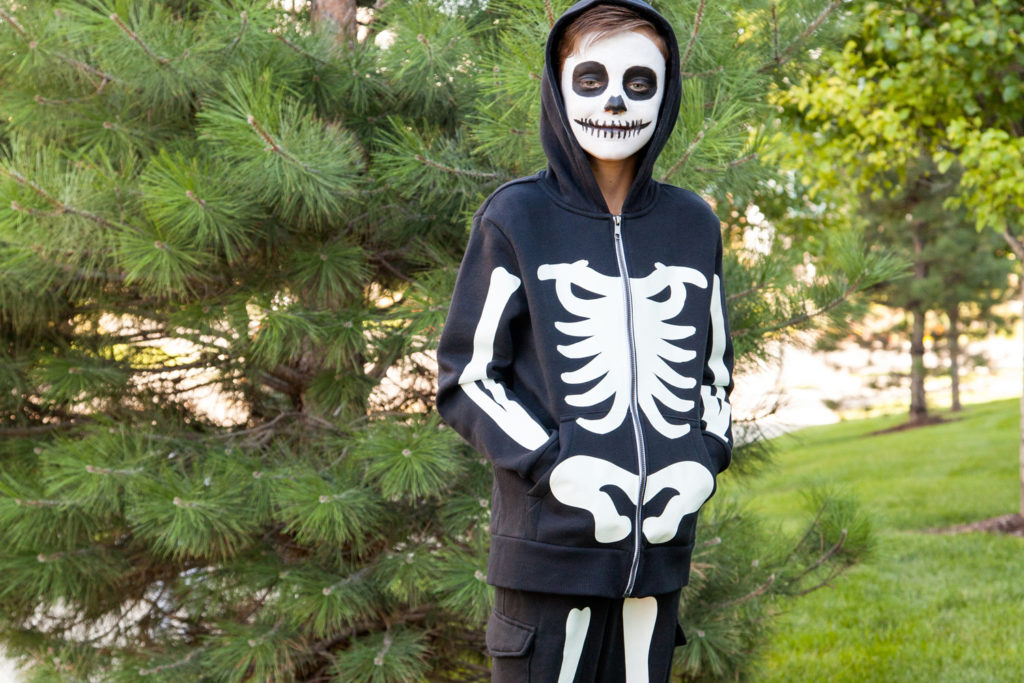 skeleton kid costumes
