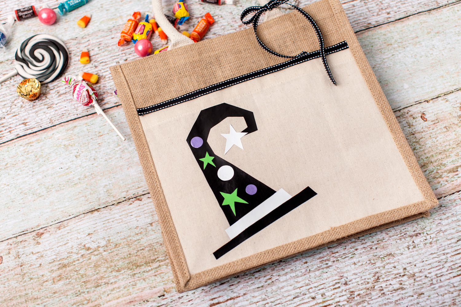 witches hat trick-or-treat bags