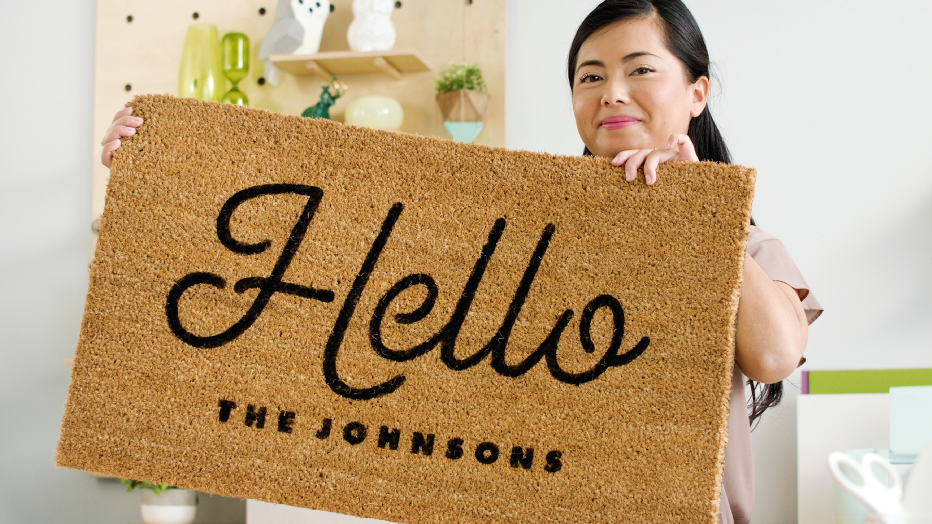 How to make doormats with Cricut
