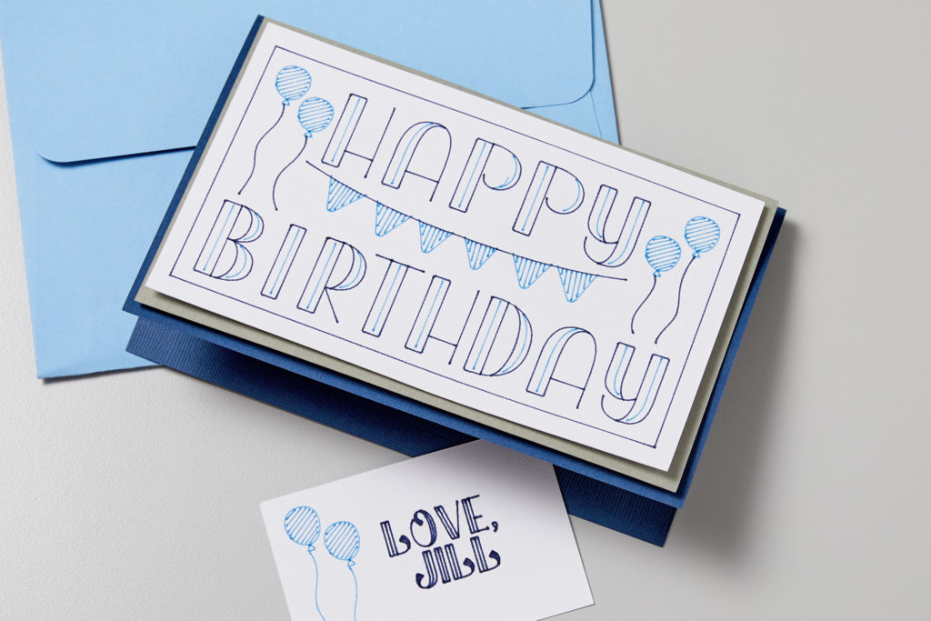 how to make happy birthday cards