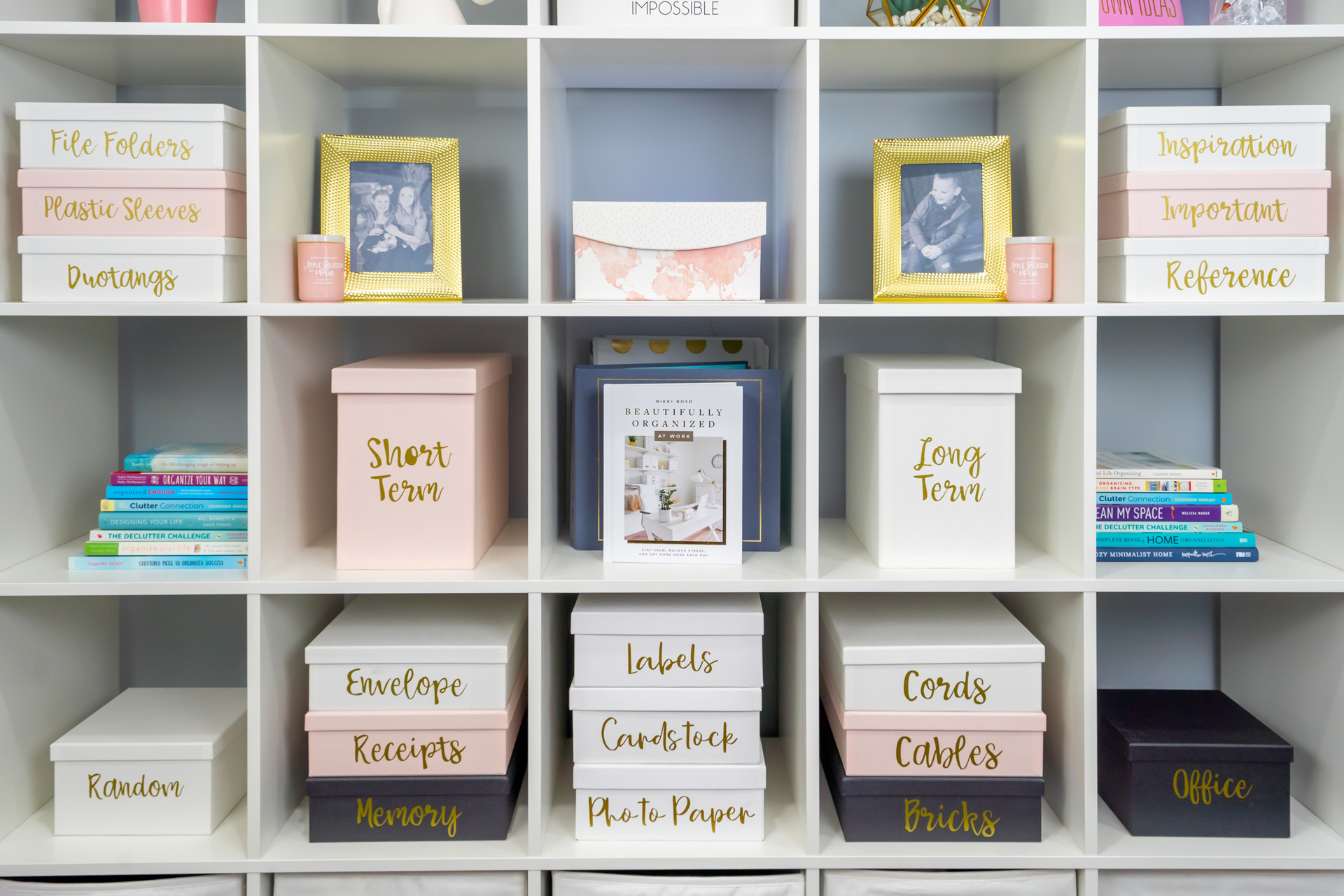 Take home organization to the next level with labels