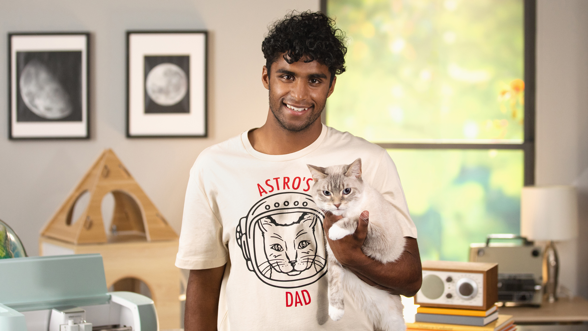 A personalized T-shirt perfect for pet parents