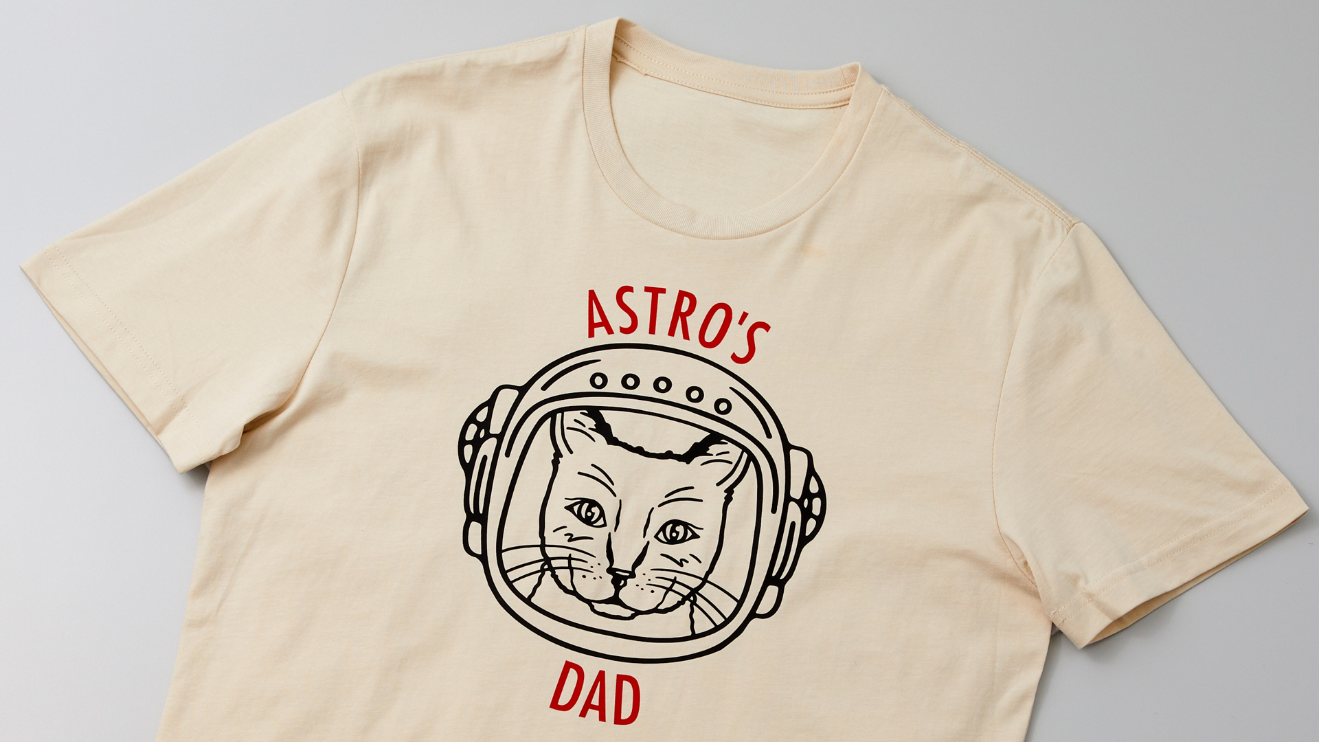 Personalized t-shirt for Astro's Dad design