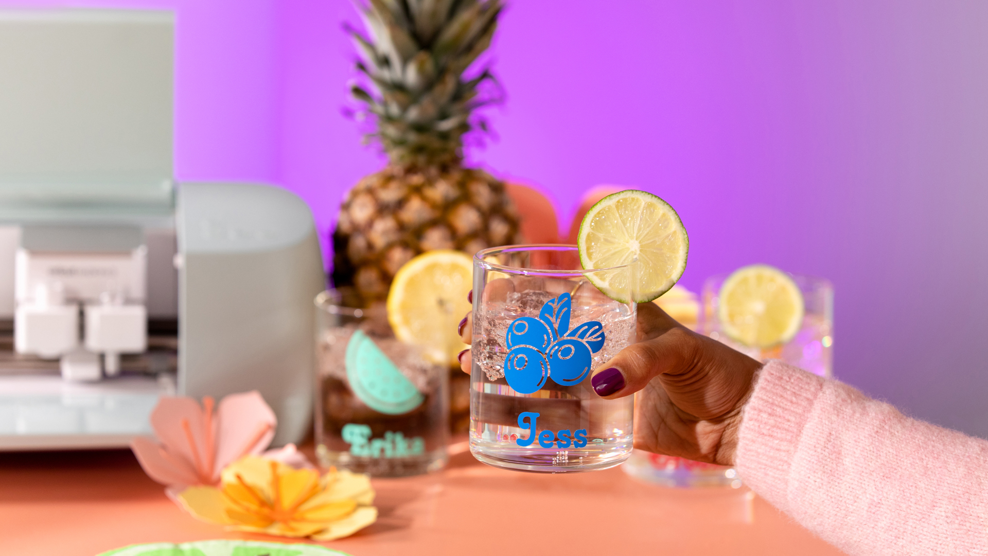 Refresh home decor with personalized glassware