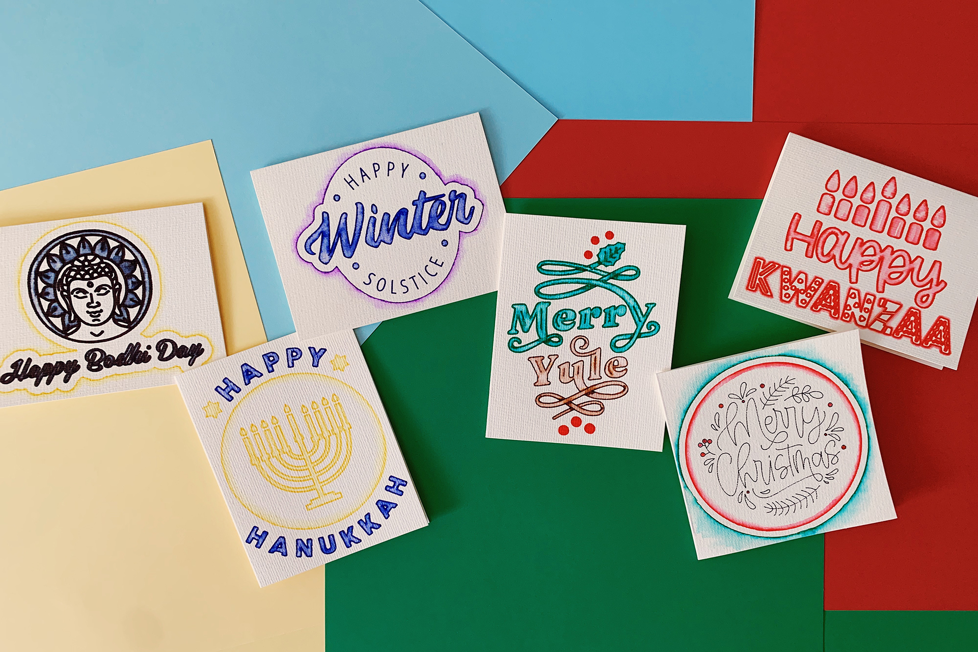 Holiday Watercolor Cards