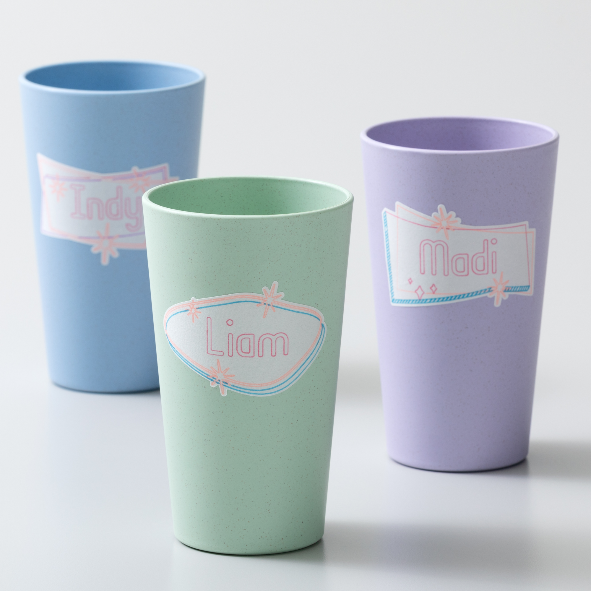 Cups with Smart Label Dissolvable Paper