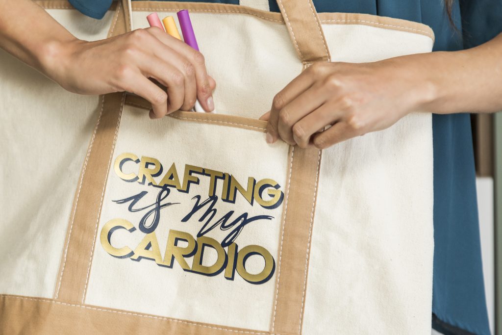 Crafting is my cardio bag