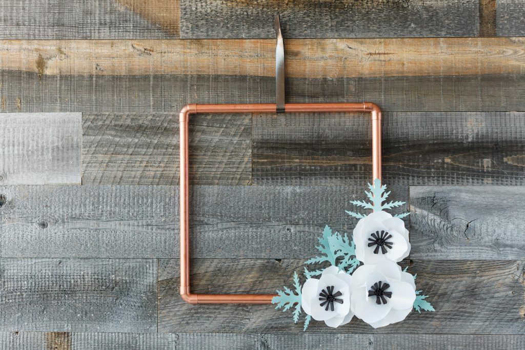 Copper square Wreath