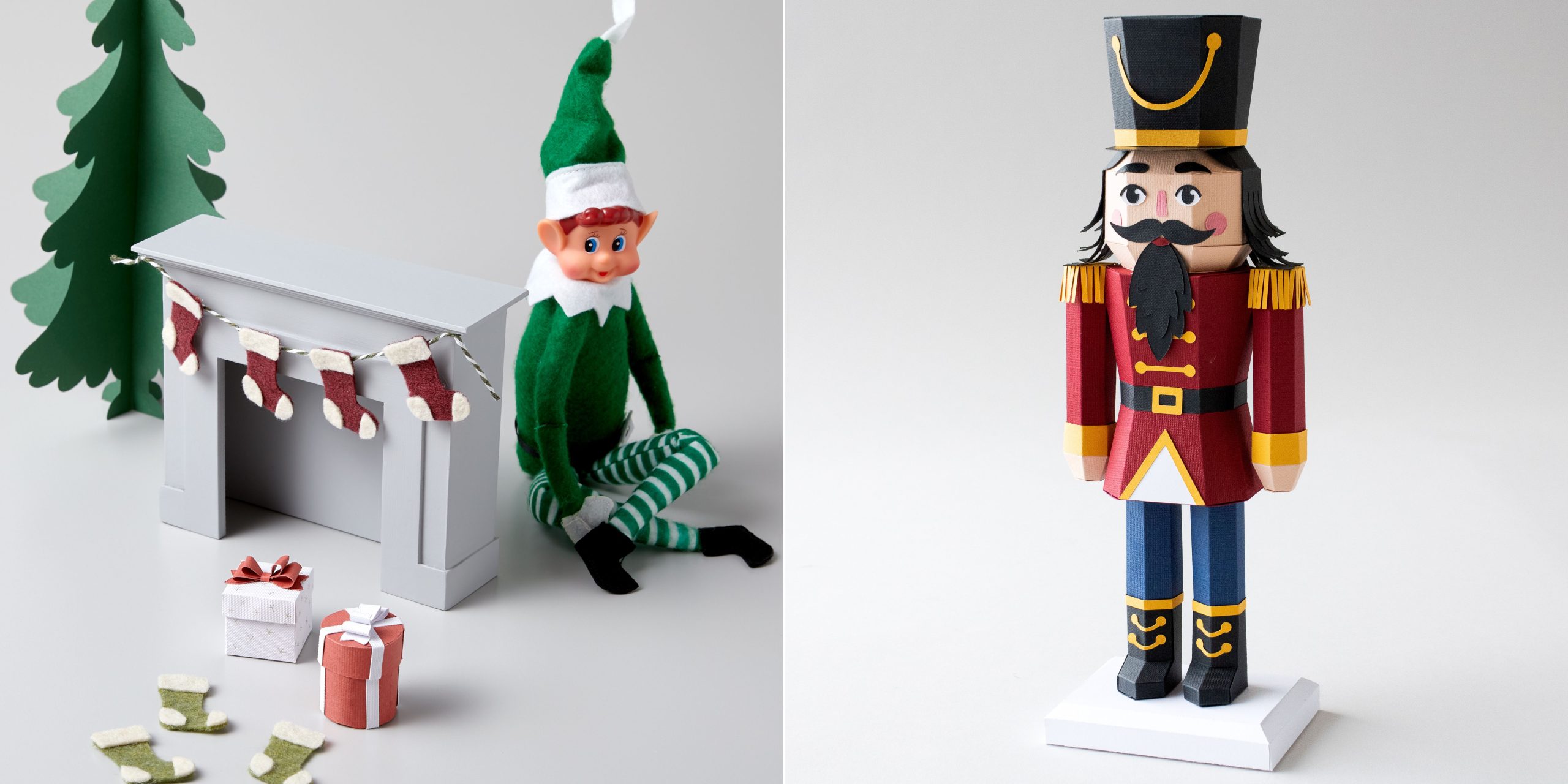 3D Christmas Papercraft Cricut Projects