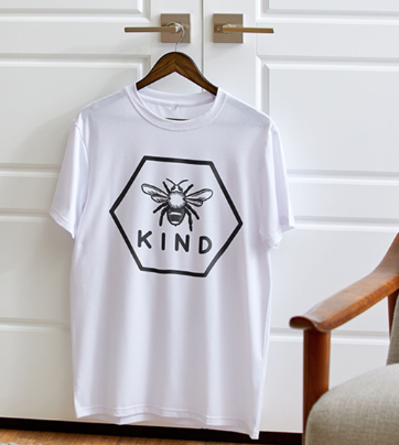 Cricut designed T shirt with a bee