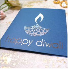 Diwali card with Cricut