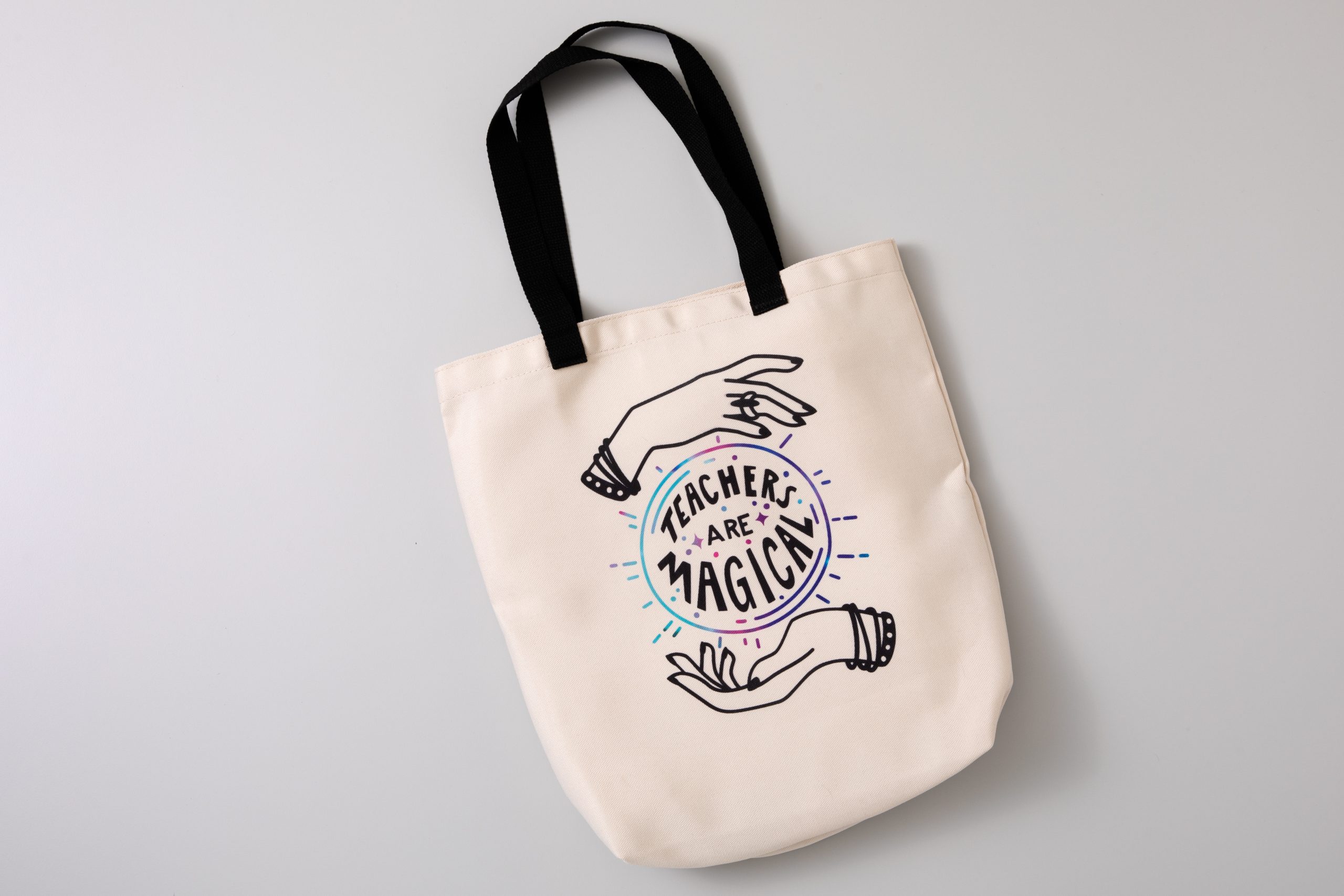 Teacher personalised gift idea - tote bag