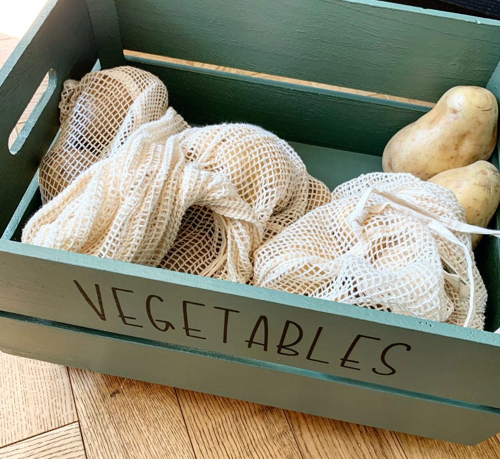 Vegetable box label