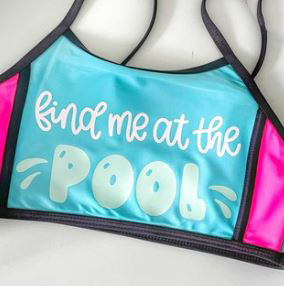 Personalised swimming costume idea