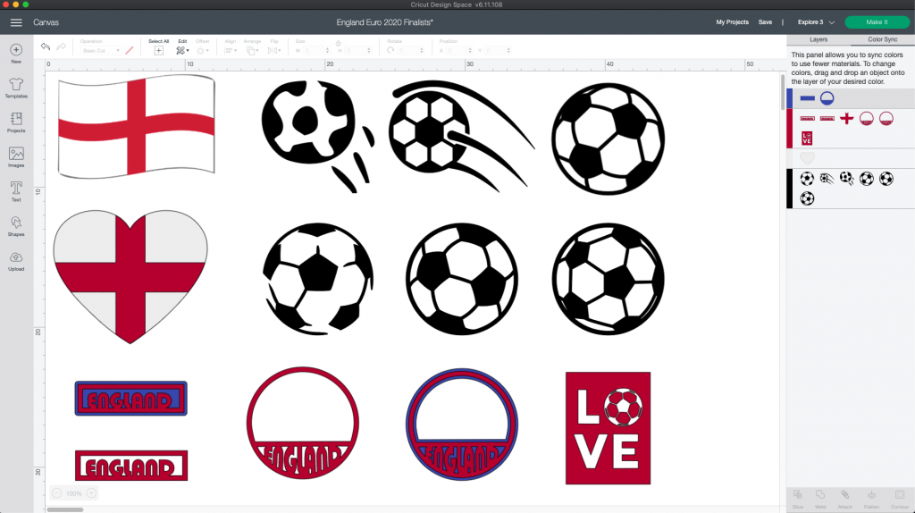 Football Images in Cricut Design Space