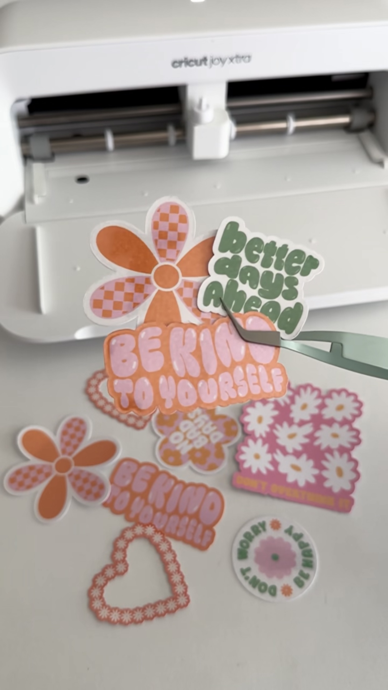 Making Water Bottle Stickers with the Cricut Joy Xtra