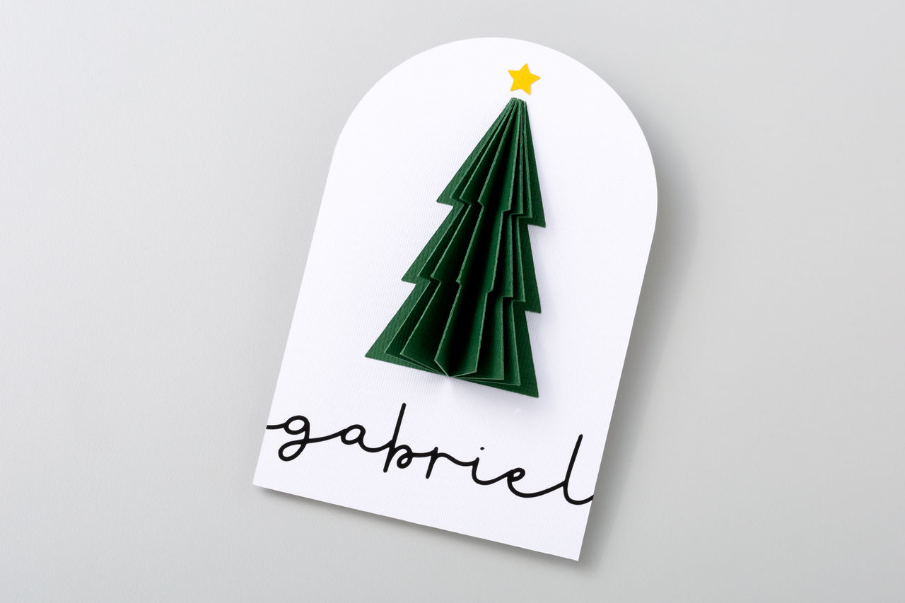 3D Christmas Tree Gift Tag