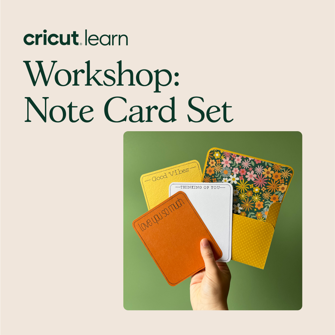 Create a note card set with Cricut – Cricut