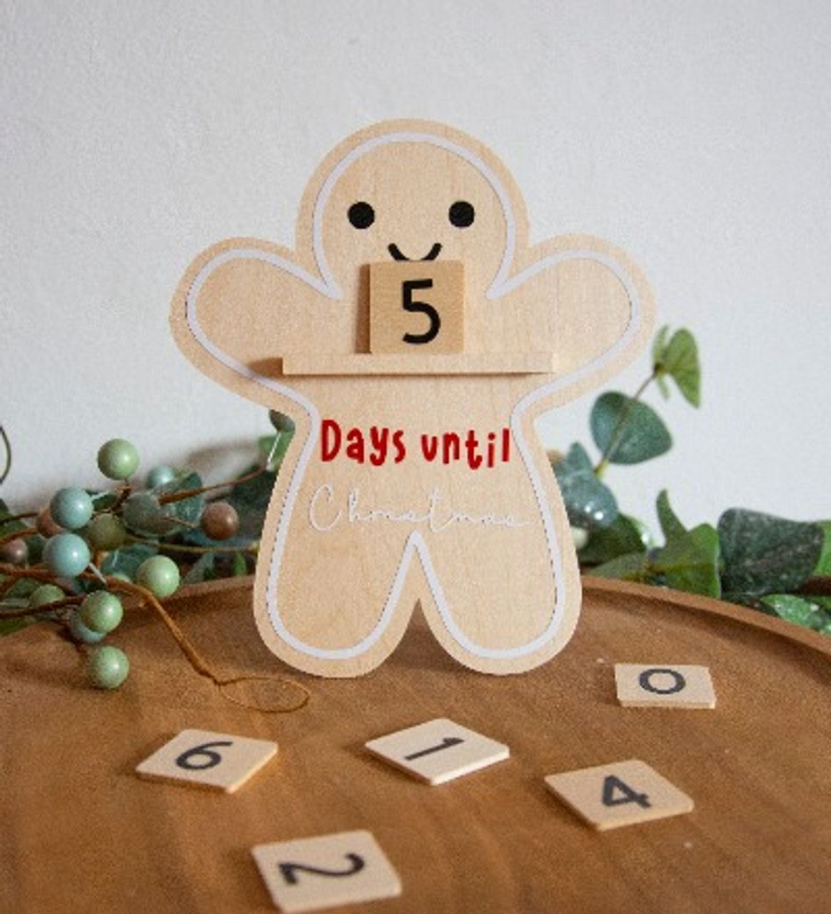 Gingerbread Man Christmas Countdown Calendar
