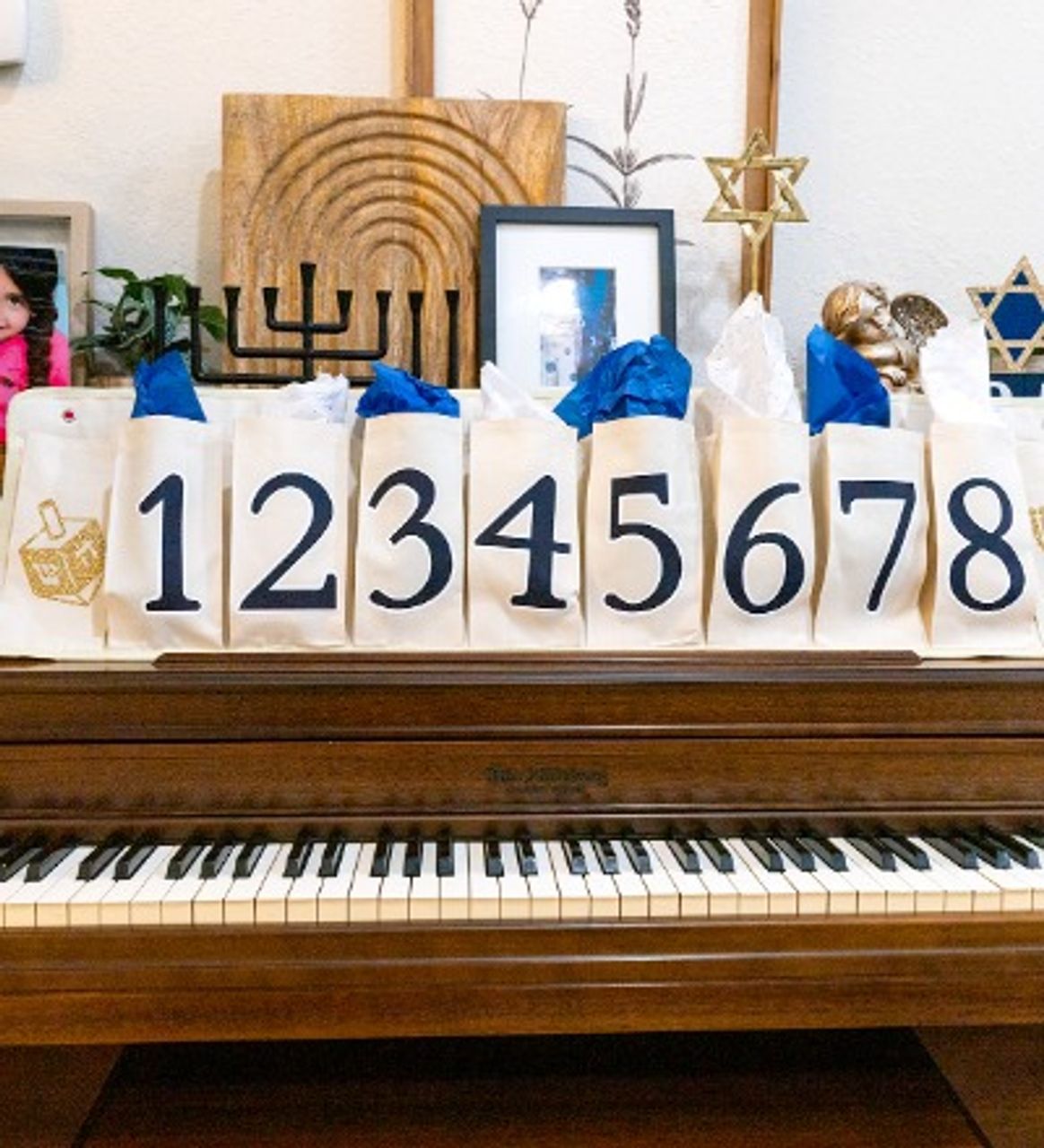 Hanukkah Advent Calendar Gift Bags