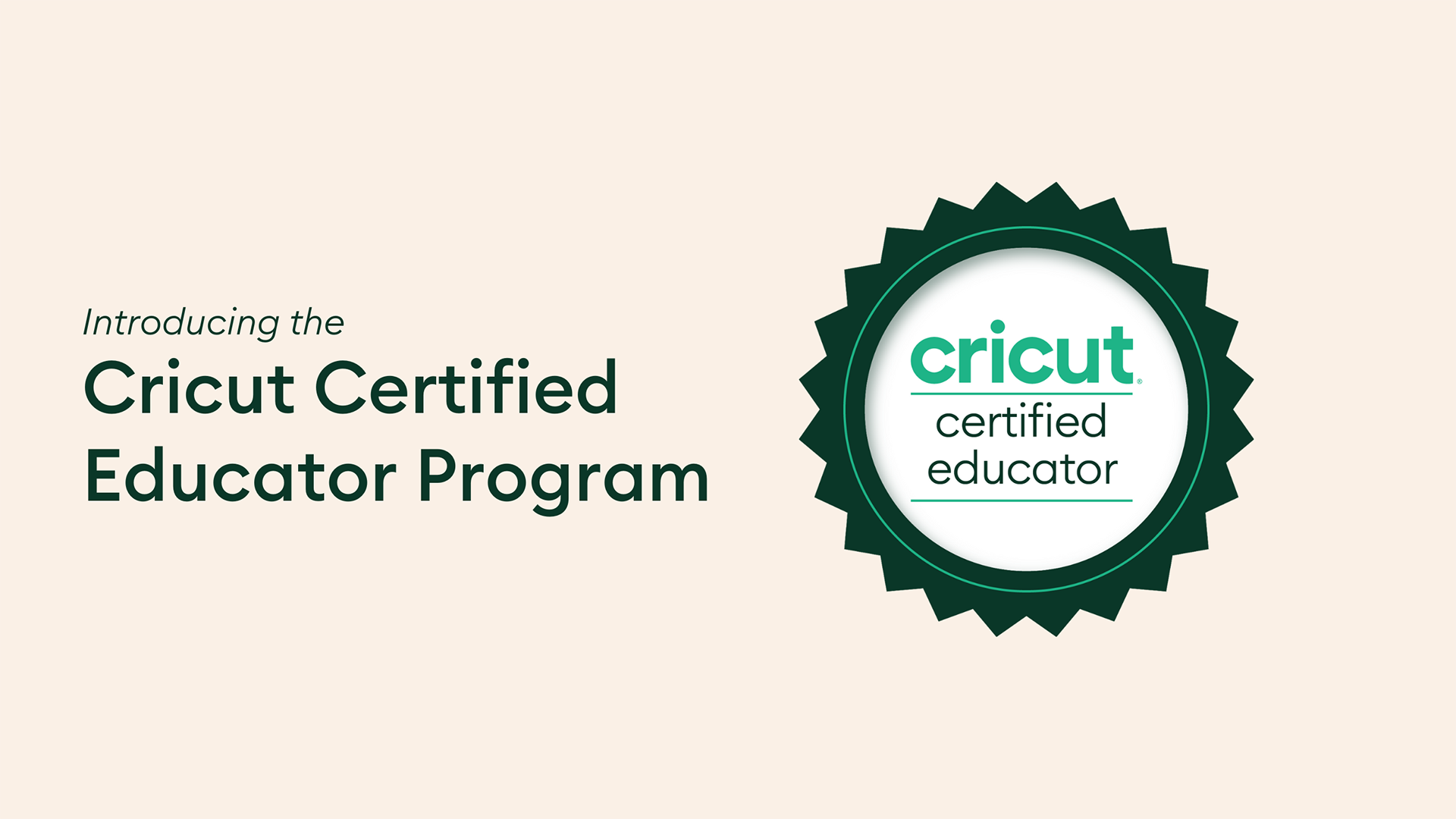 Introducing the Cricut Certified Educator Program