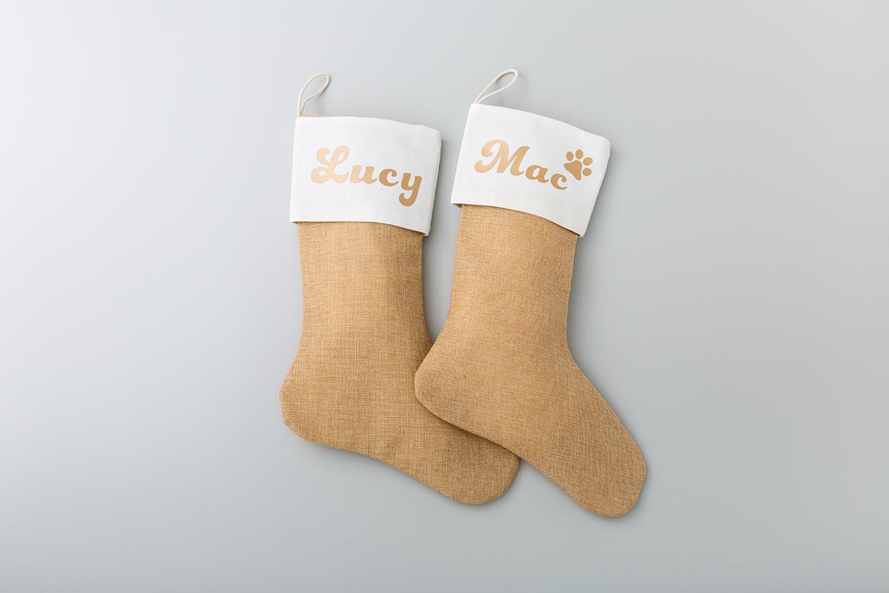 Personalized Human and Dog Christmas Stockings