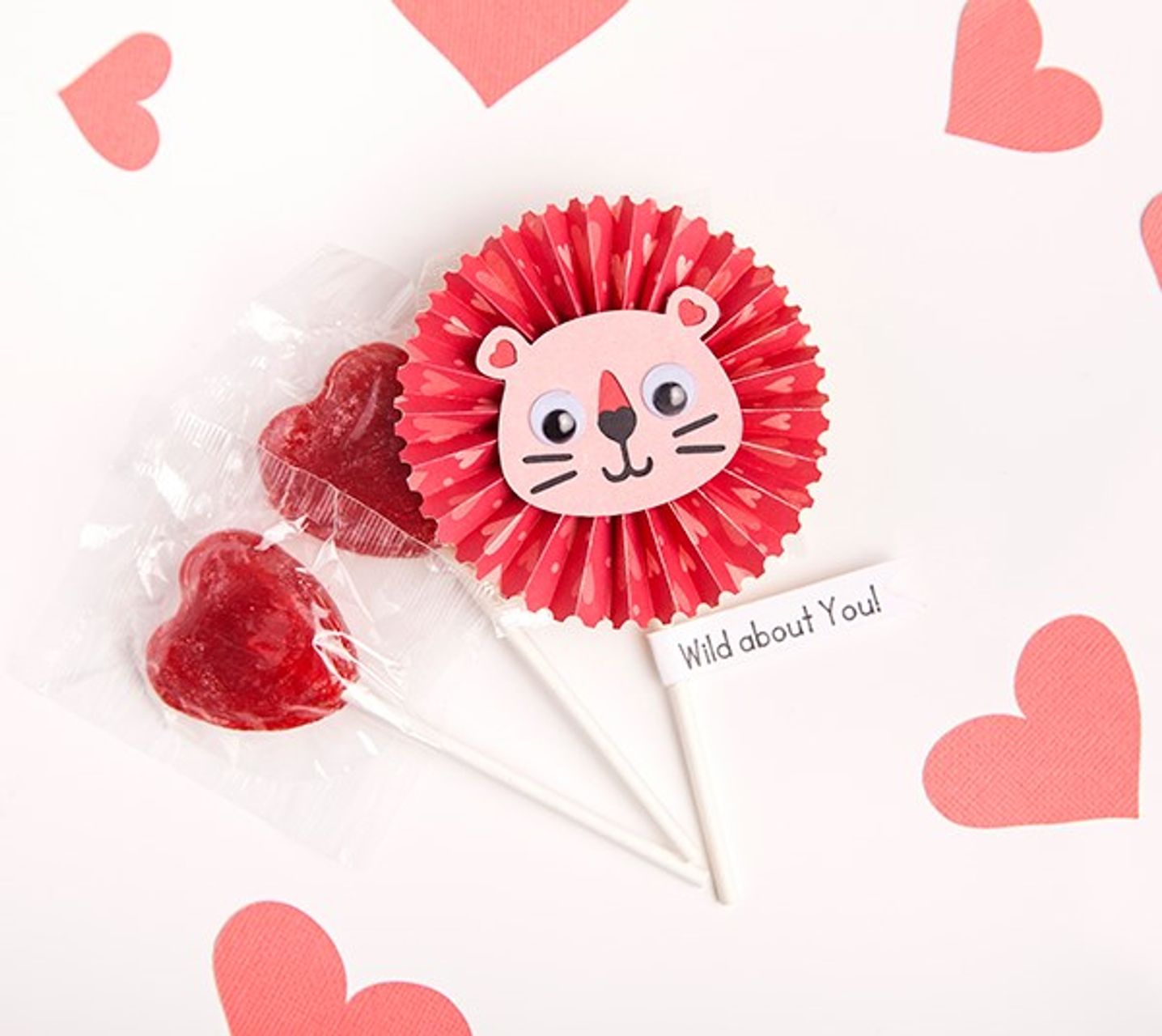 Lion Lollipop Valentine