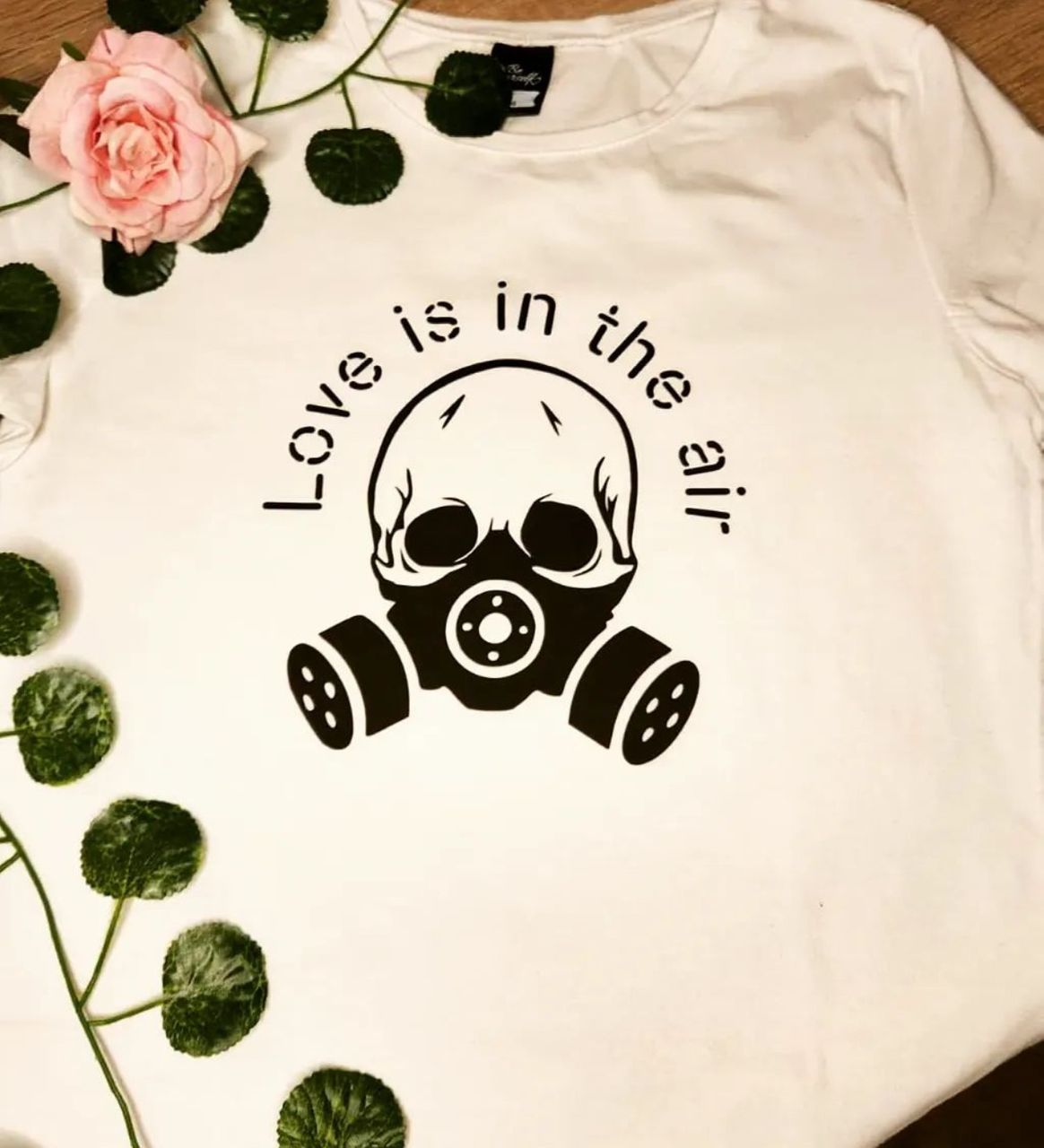Love Is In the Air Gas Mask Anti-Valentines Shirt
