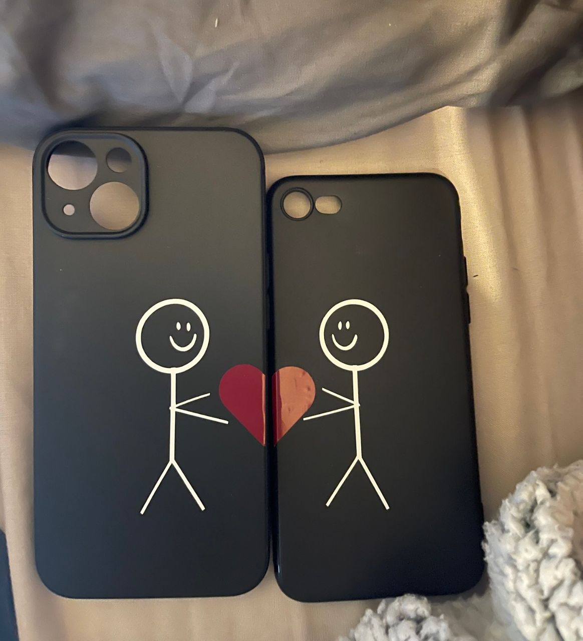 Valentine's Day Matching Couples Phone Cases
