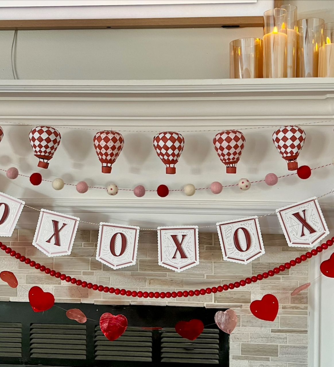 XOXO Valentine's Day Banner