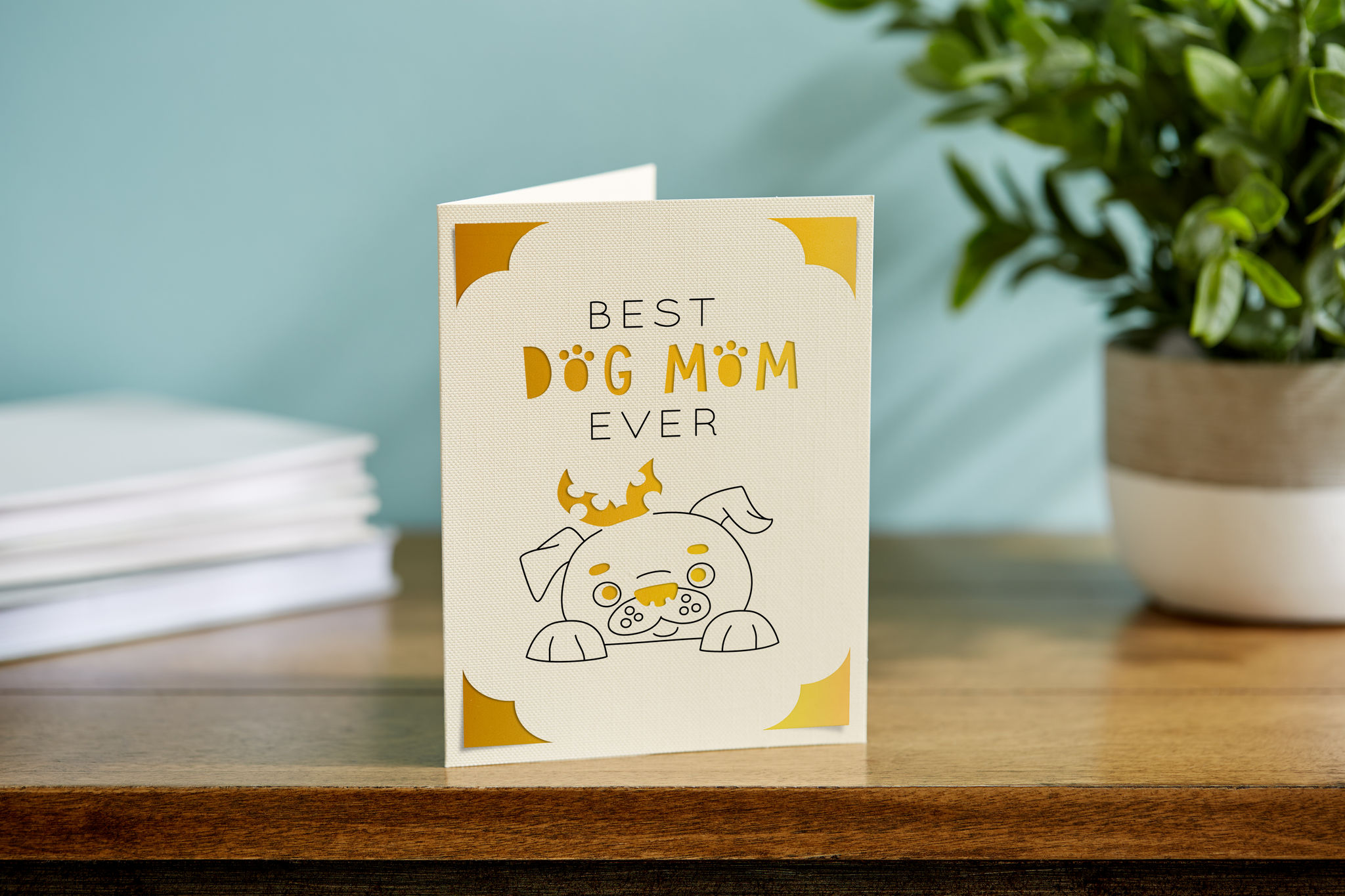 Mother's day card for dog mom