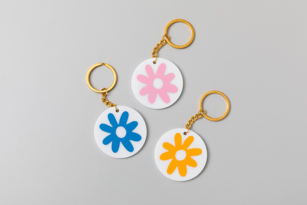 Flower keychain 