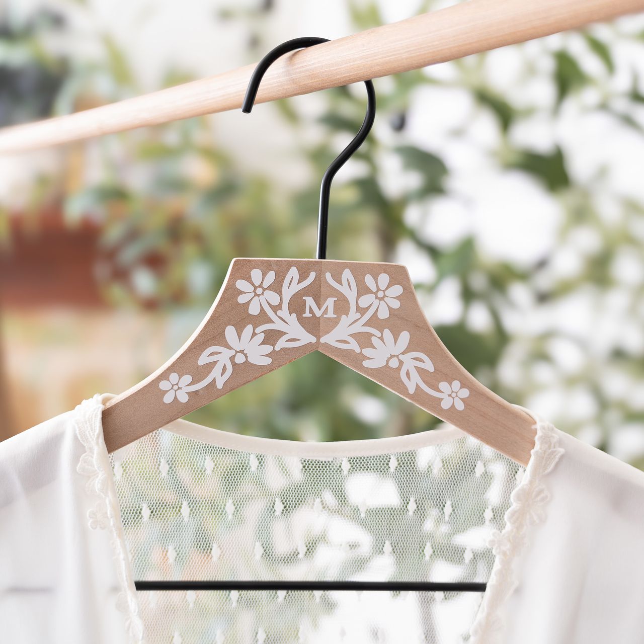 Personalized wedding hanger