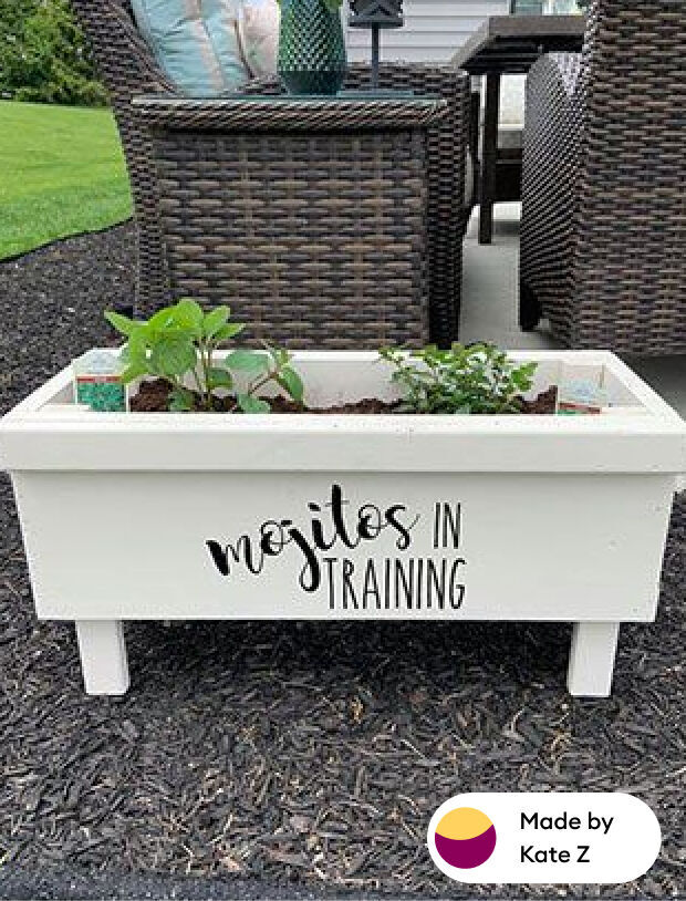 Customized herb garden planter