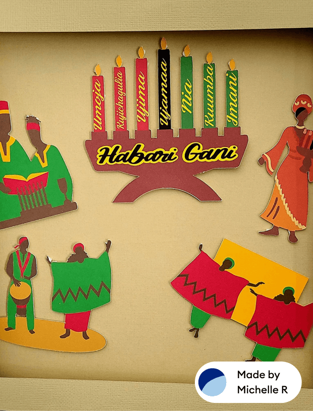 Kwanza paper decorations