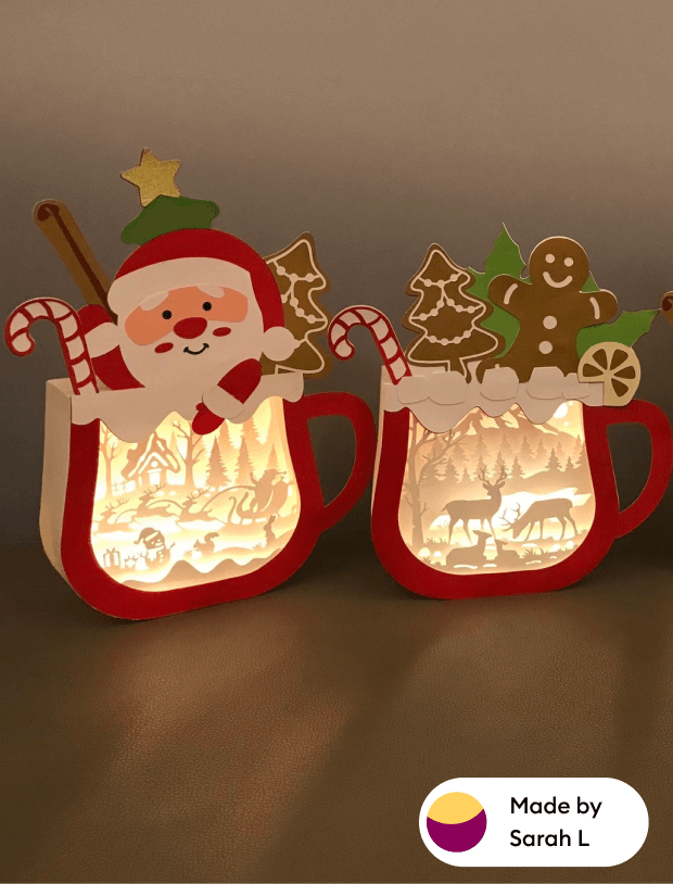 Holiday paper lanterns
