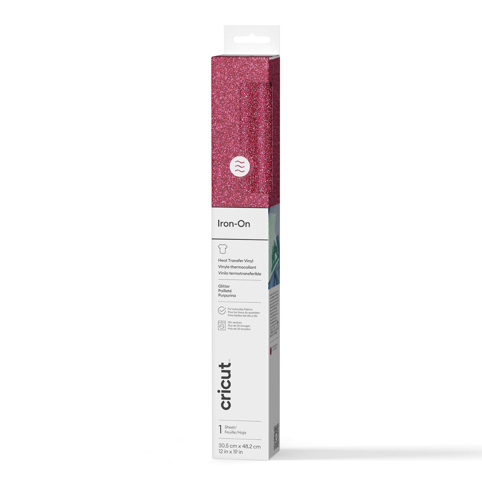 Glitzer-Iron-On, Rosa