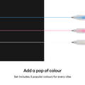 Acrylic Gel Pens, 1.0 mm (3 ct) + Adapter