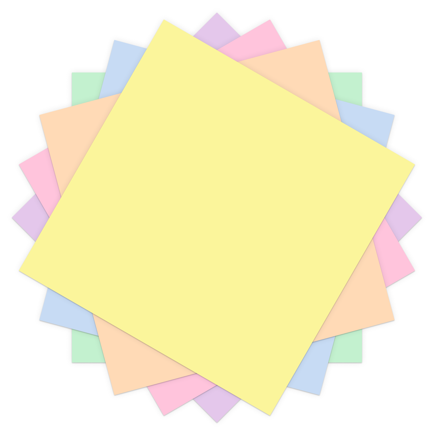 Cricut™ Cardstock Sampler | Pastel | 12 in x 12 in (48 Count)