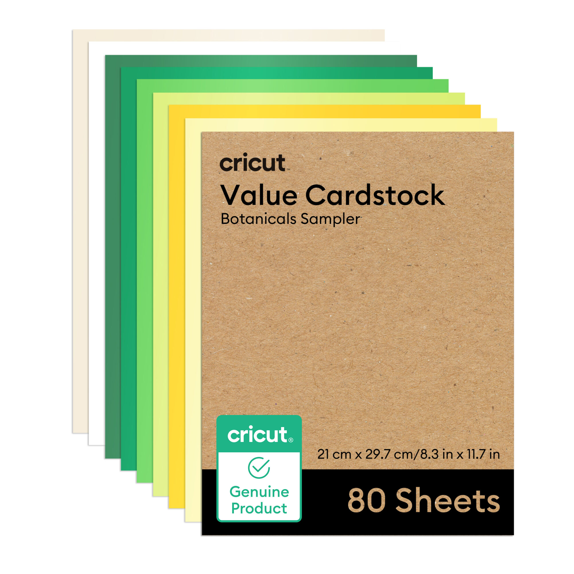 Cricut Value Cardstock Botanical Sampler – A4 (80 Count)