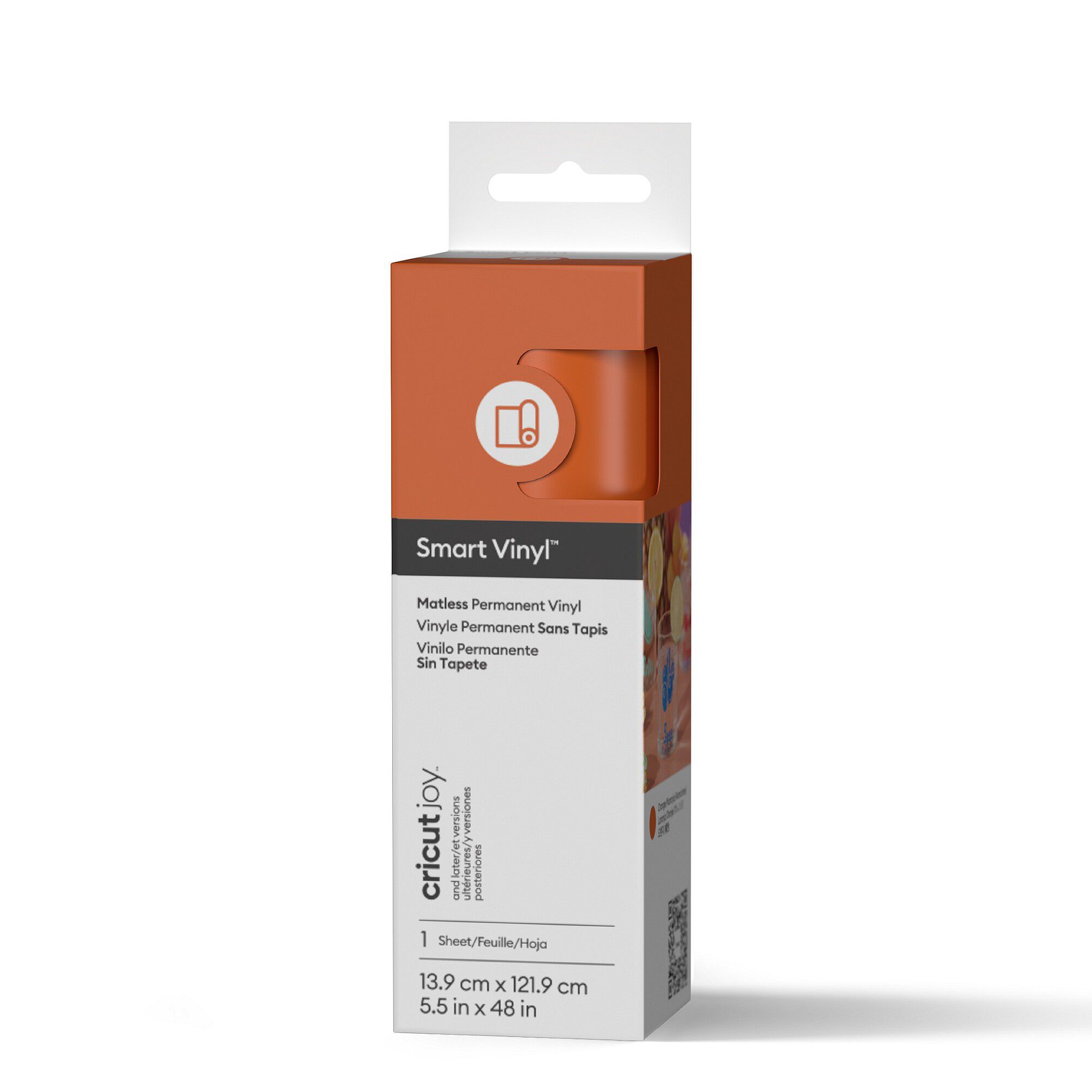 Cricut™ Joy™ Smart Vinyl™ Matless Permanent Vinyl | Orange
