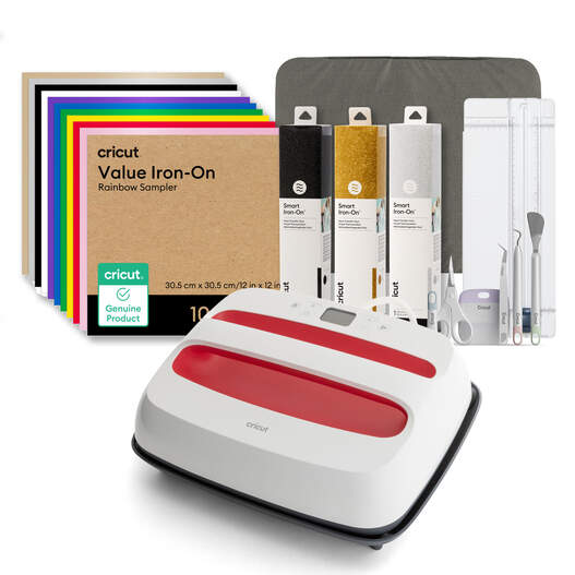 Cricut EasyPress&trade; SE 30 cm x 25 cm + pack complet Thermocollant