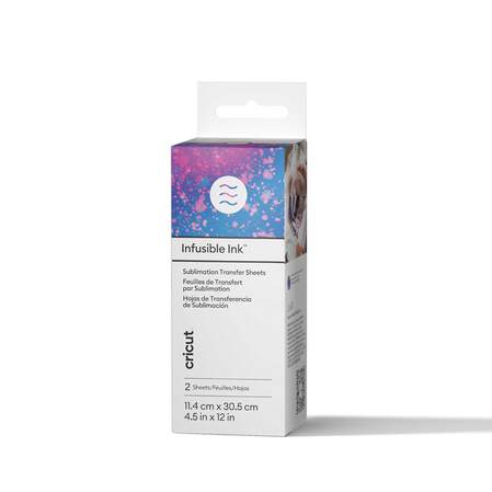 Feuilles de transfert Infusible Ink&trade; (2 unit&eacute;s), &Eacute;claboussure d'eau pourpre