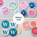 Coaster Blank, Round (6 ct)