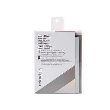 Cricut Joy™ Insert Cards, Grey/Gold Metallic