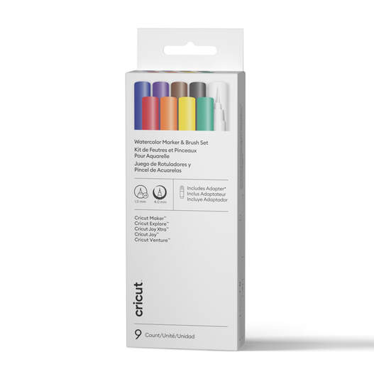 Kit de marqueurs et pinceau aquarelle (9&nbsp;unit&eacute;s)