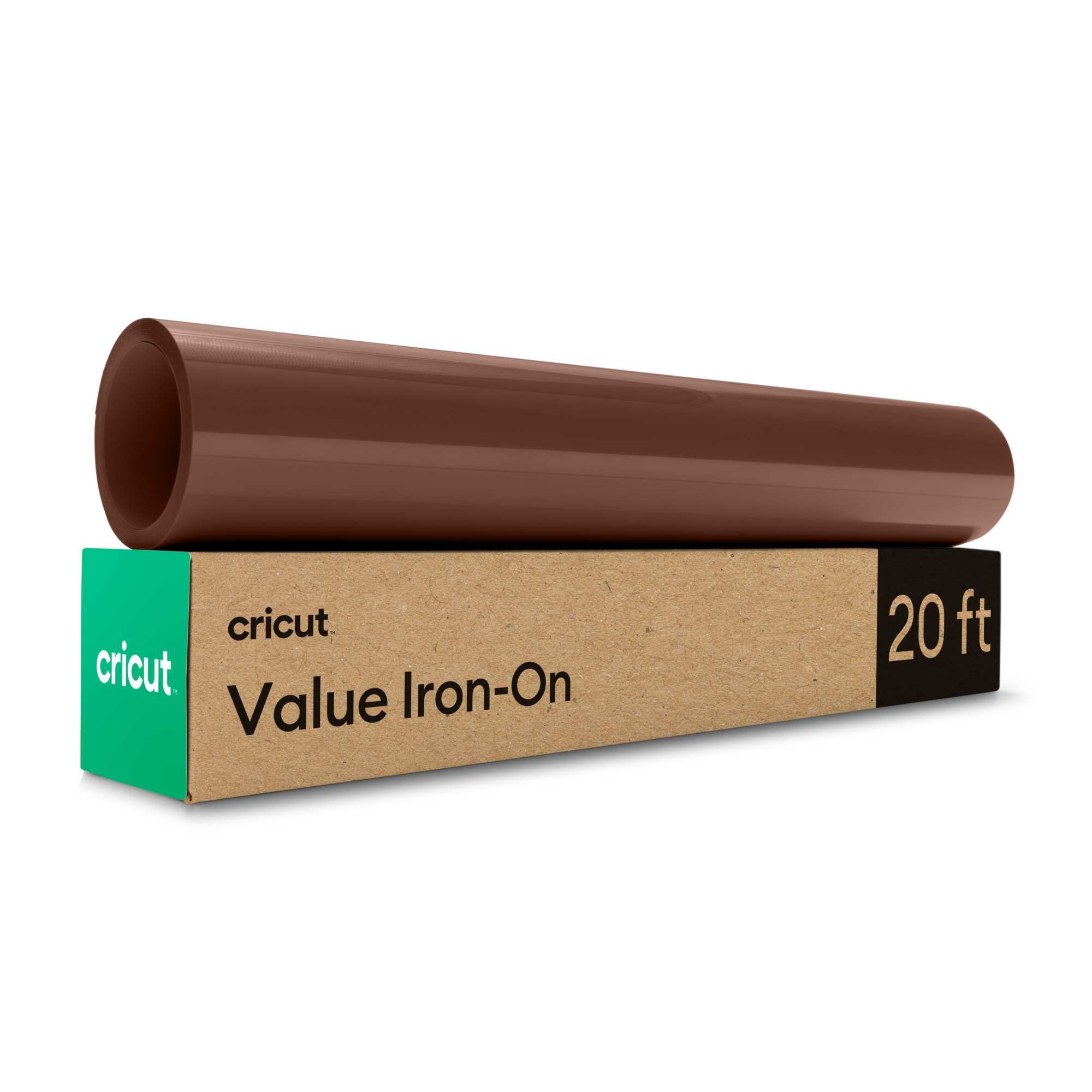 Cricut Value Iron-On (12 in x 20 ft) | Brown