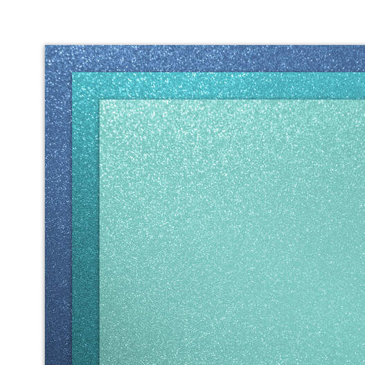 Smart Vinyl&trade; &ndash; permanentes Vinyl ohne Schneidematte, Seaglass-Musterset &ndash; 33 x 30,5 cm / 13 x 12 Zoll (3 Stk.)